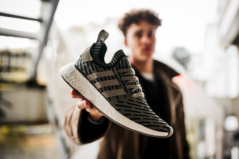 adidas Originals NMD_R2 "Olive" On Feet