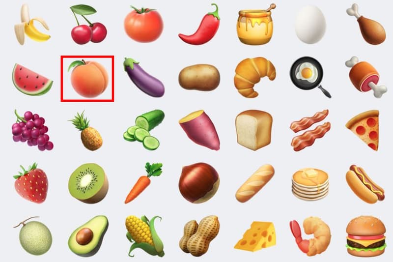 apple ios 10.2 peach emoji update