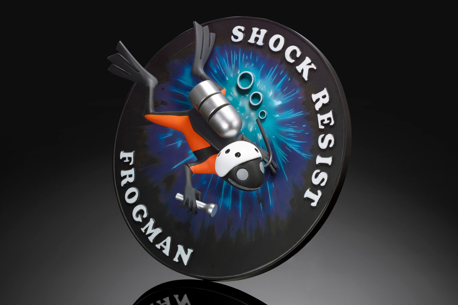 G-SHOCK x Kaiyodo Frogman figure