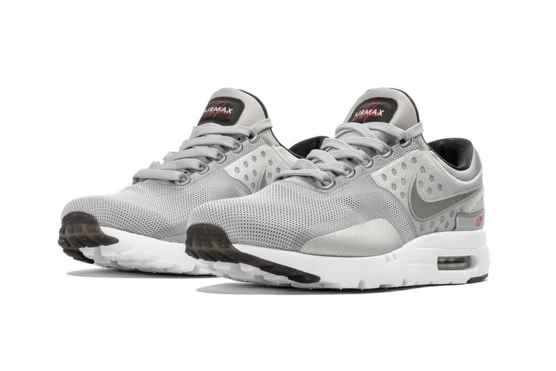 Nike Metallic Silver Air Max Zero Quickstrike