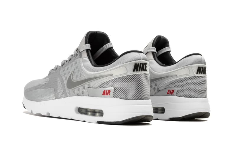 Nike Metallic Silver Air Max Zero Quickstrike