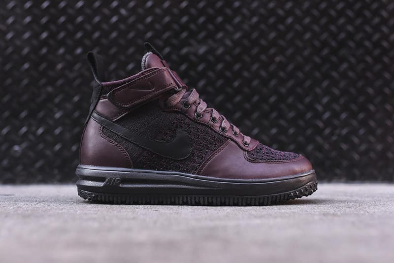 Nike Lunar Force 1 Flyknit Workboot 全新配色設計「Burgundy」