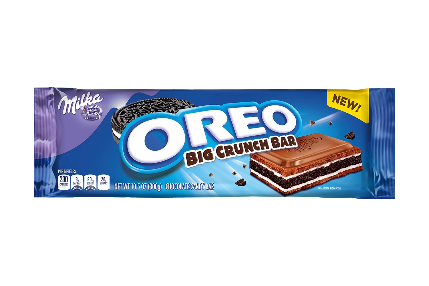 Oreo Milka Chocolate Candy Bar and Big Crunch Bar