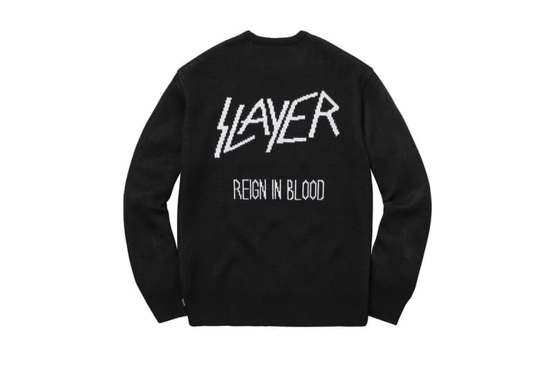 Slayer x Supreme 2016 Fall Collection