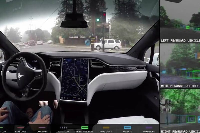 Tesla 全新「自動駕駛」技術測試影片