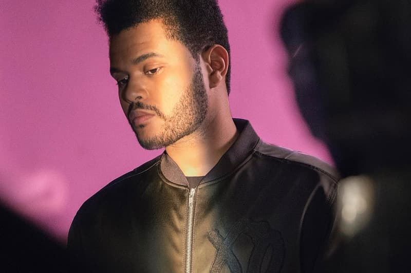 the weeknd x h&m campaign coming