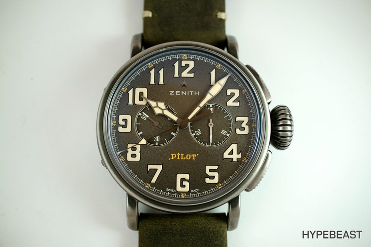 近賞 Zenith Heritage Pilot Ton-Up 計時腕錶