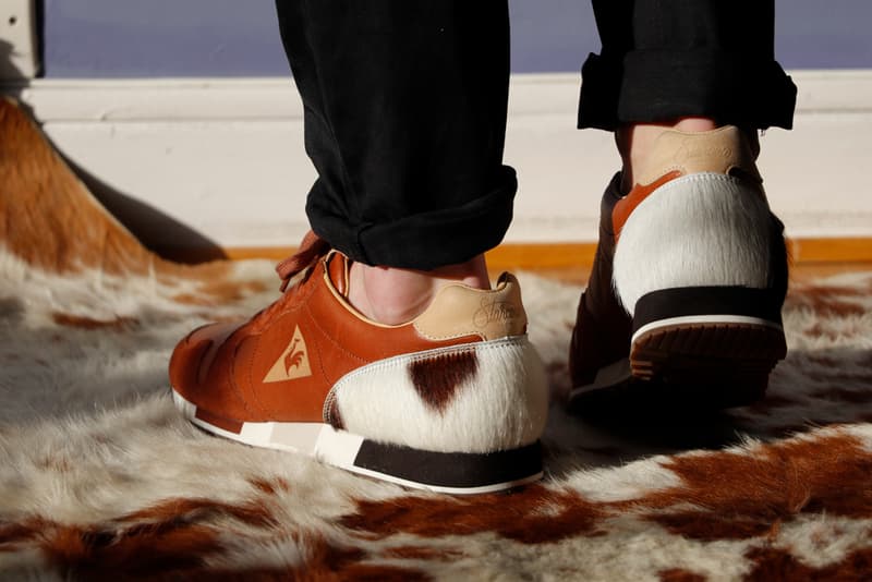 le coq sportif collaborates with Starcow for their new sneaker OMEGA