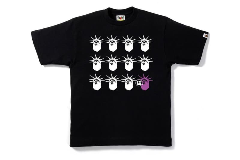 BAPE STORE NYC 12th Anniversary Tees