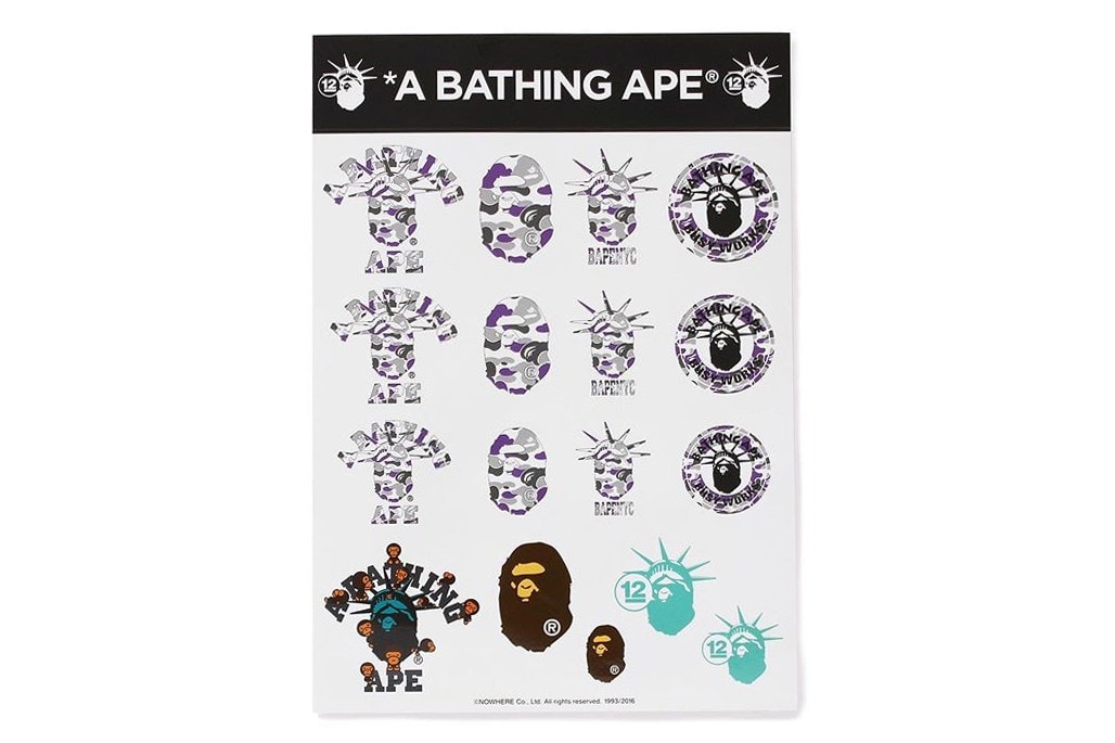 BAPE STORE NYC 12th Anniversary Collection