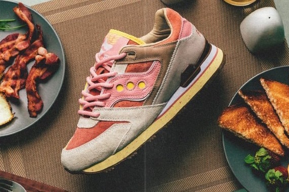 Feature x Saucony 全新聯名 Courageous「Bacon & Eggs」鞋款