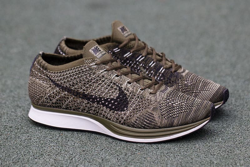 近賞 Nike Flyknit Racer 全新配色設計「Rough Green」