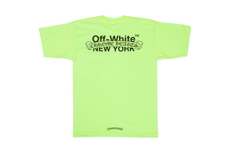 OFF-WHITE x Chrome Hearts Limited Edition T-Shirts