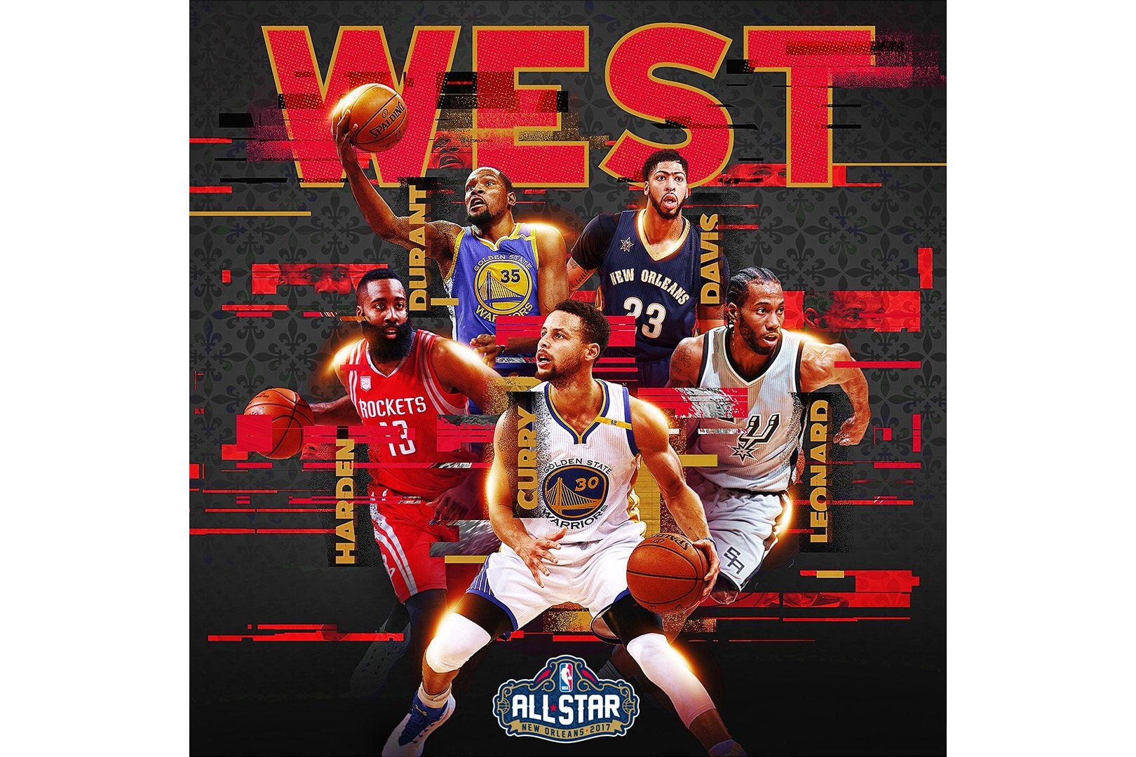 2017 NBA All-Star Starting Lineup