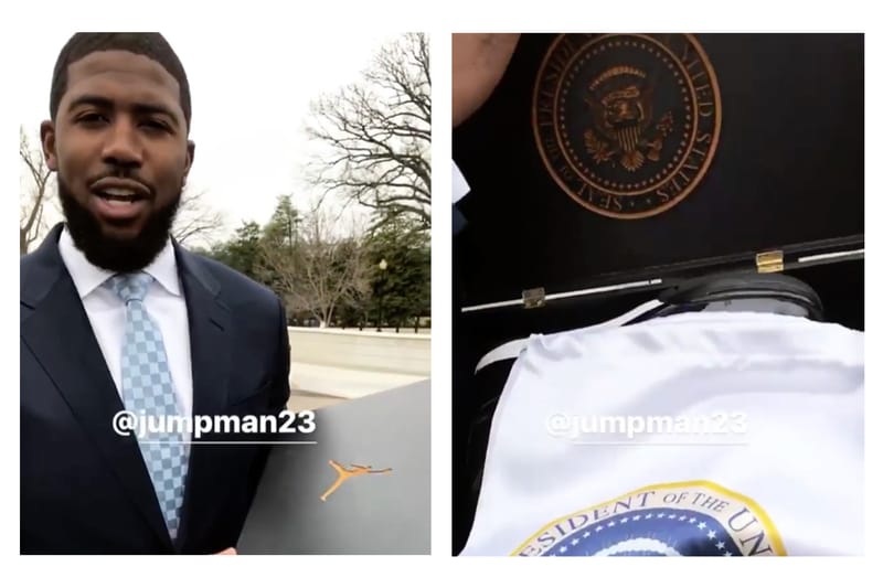 Nike 為即將卸任的 Obama 製作了 Air Jordan 4 總統專屬版