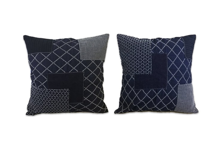 《OCEANS 》獨佔-FDMTL 限定藍染 BORO 靠墊