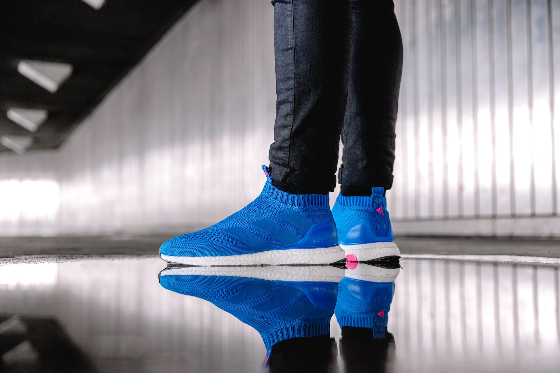 adidas ACE 16+ PureControl UltraBOOST “Blue Blast” On Feet