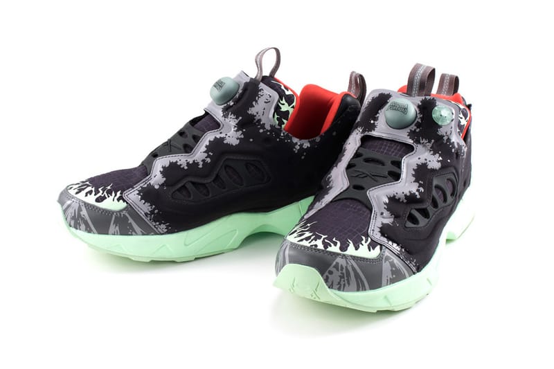 atmos x Megahouse x Reebok Instapump Fury Road「Godzilla」別注聯名