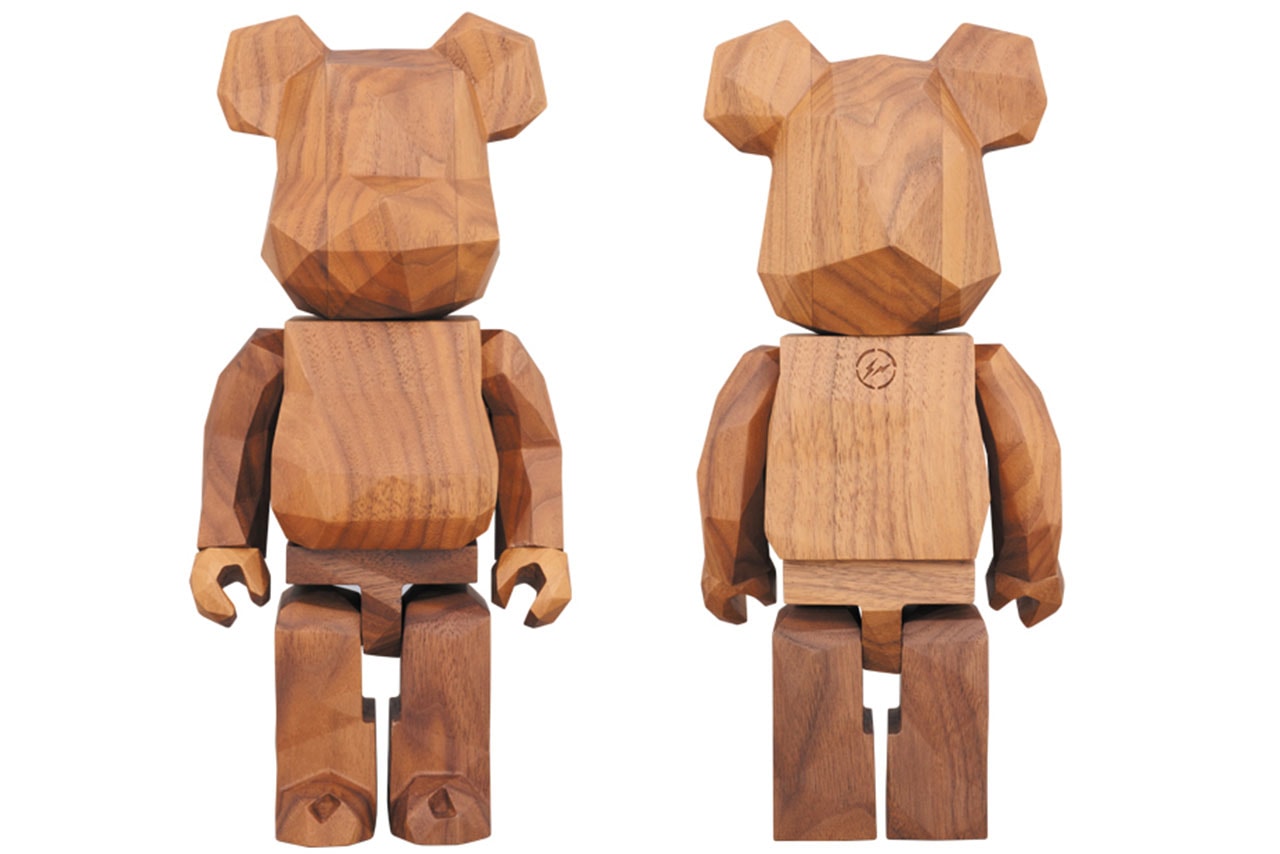 fragment design x Medicom Toy 全新推出木製 400% BE@RBRICK