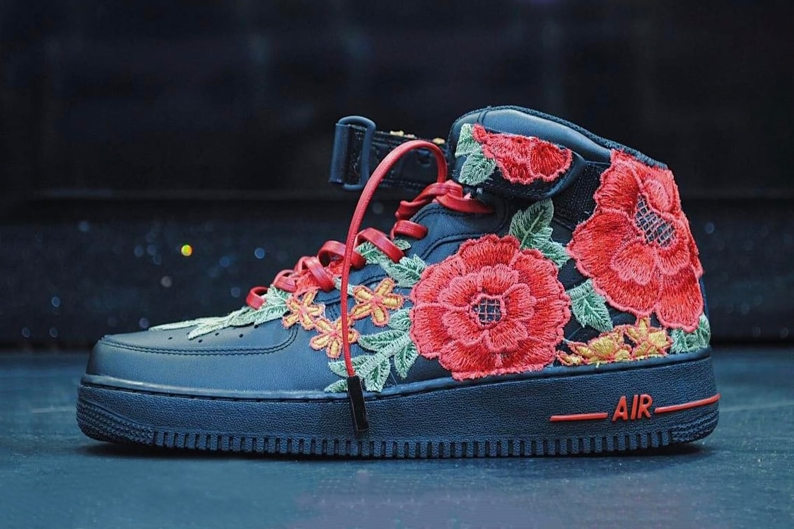 Nike Air Force 1 “‘Flowerbomb” Custom