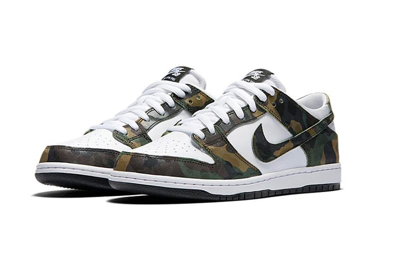 Nike SB Dunk Low Pro "Camo Green"