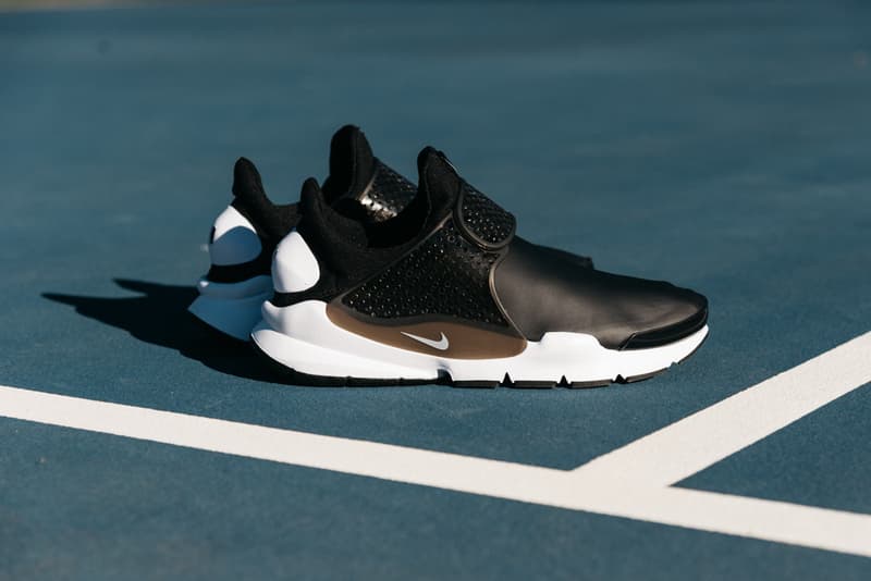 Nike Sock Dart SE Black/White Weatherproof Closer Look