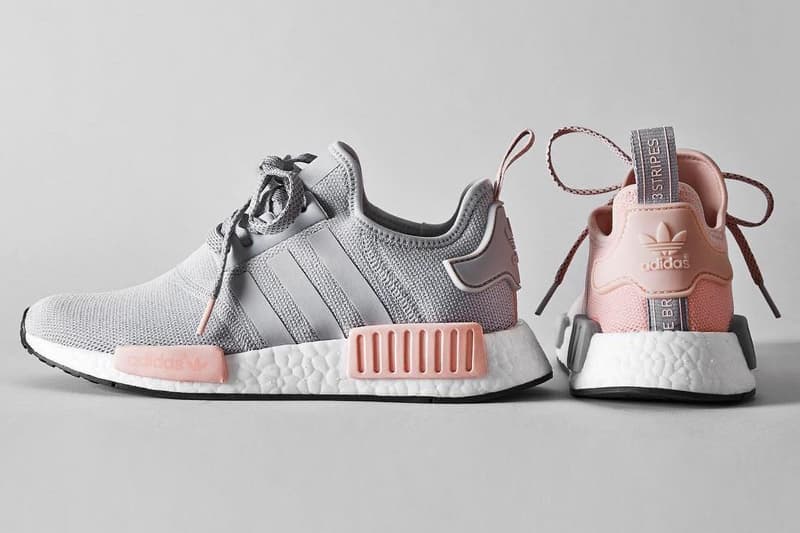 Offspring Exclusive adidas Originals NMD R1 Grey & Pink