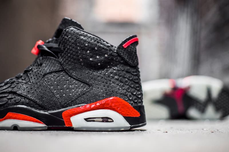 Air Jordan 6 Python by The Shoe Surgeon