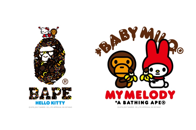 攜手再來-HELLO KITTY&MY MELODY x A BATHING APE®
