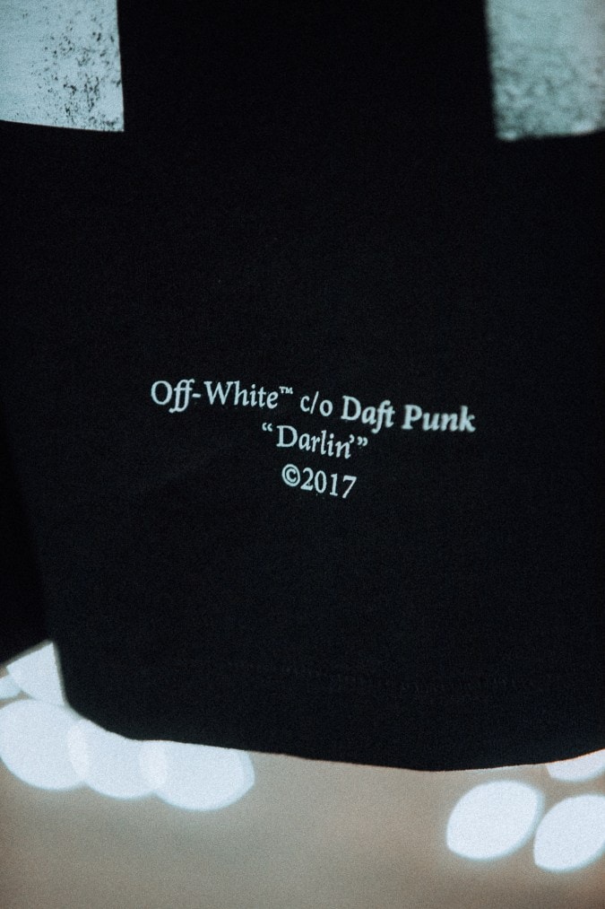OFF-WHITE x Daft Punk Darlin’ Exclusive Merch