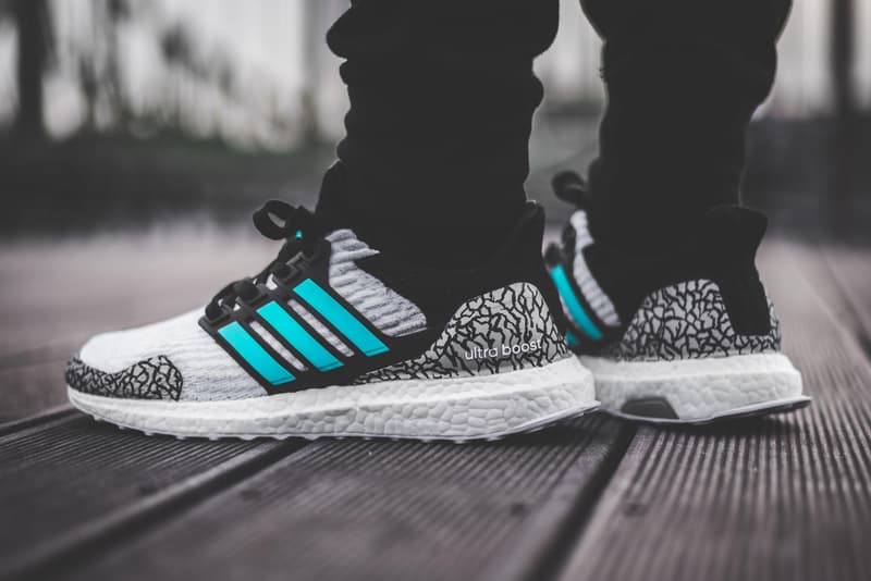 adidas UltraBOOST atmos Elephant Dent Kicks Custom