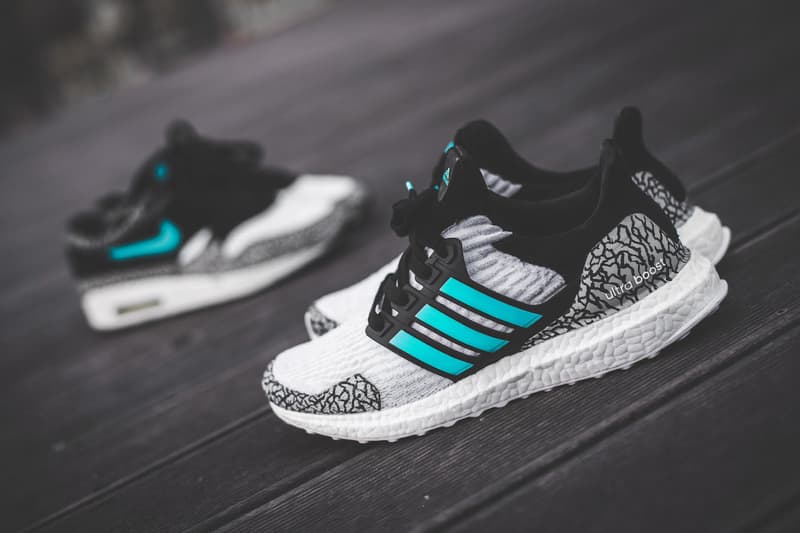 adidas UltraBOOST atmos Elephant Dent Kicks Custom