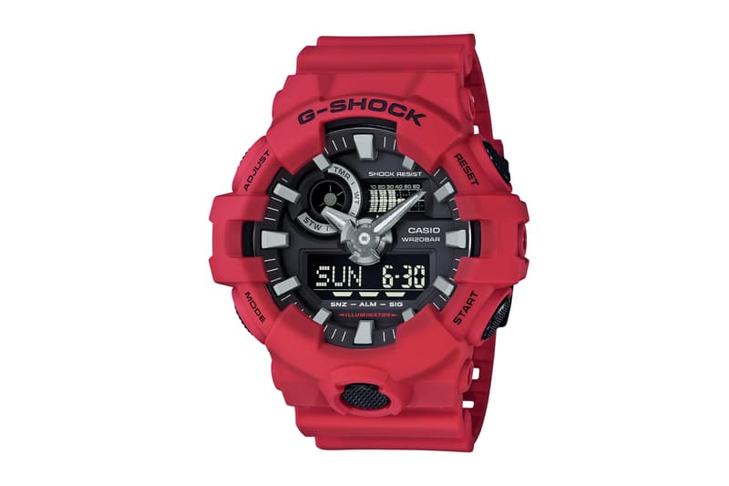 G-SHOCK 紅黑與黑金新錶上架