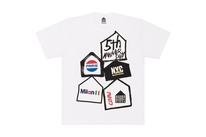 Dover Street Market Ginza 5th Anniversary Supreme, Gosha, BAPE Tees