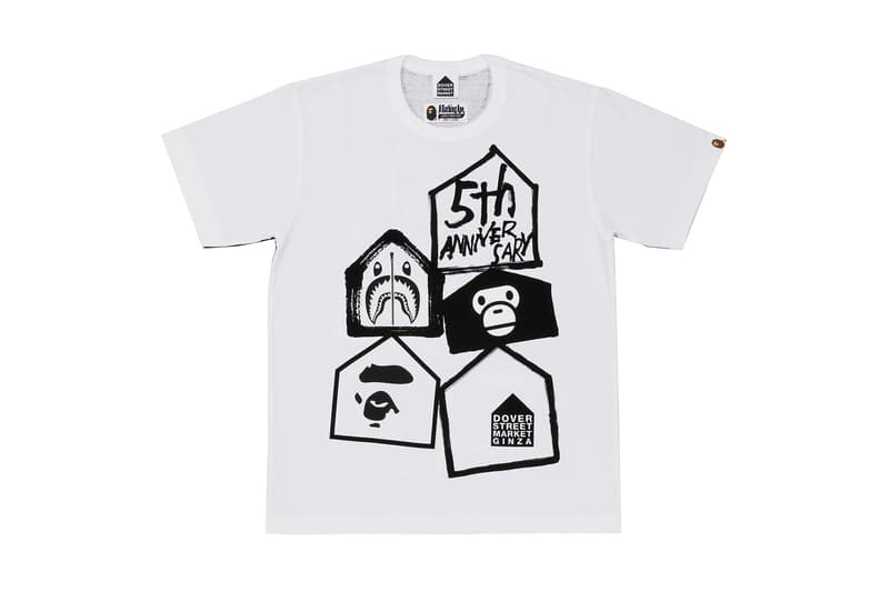 Dover Street Market Ginza 5th Anniversary Supreme, Gosha, BAPE Tees