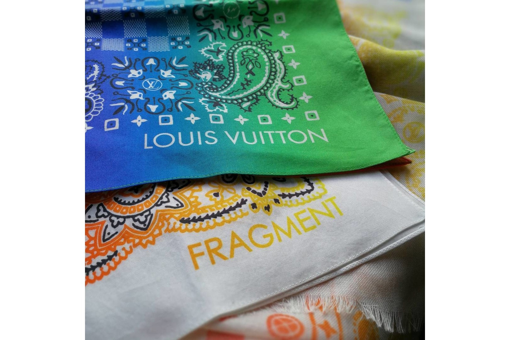 Hiroshi Fujiwara & fragment design x Louis Vuitton Bandanas