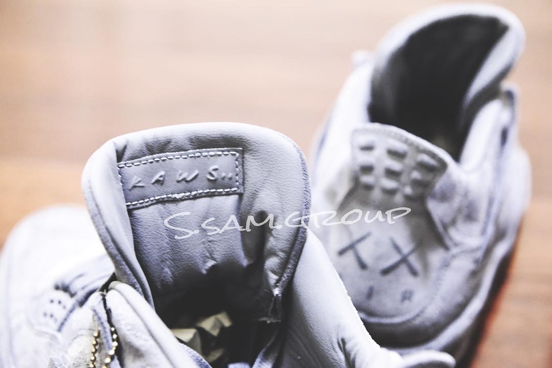 KAWS x Air Jordan 4 More Details