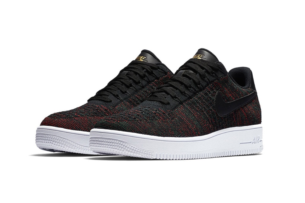 Nike Air Force 1 Low Flyknit Multicolor Burgundy