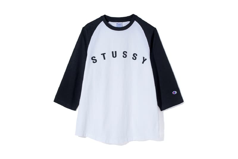 Stüssy x Champion 2017 Spring/Summer Coach Jacket Raglan T-shirt