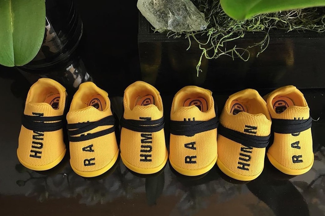 Pharrell 曬出 adidas Originals Hu NMD 童鞋版本