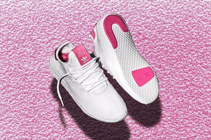 搶先預覽 adidas Originals x Pharrell 全新聯名 Human Race 鞋款粉白配色