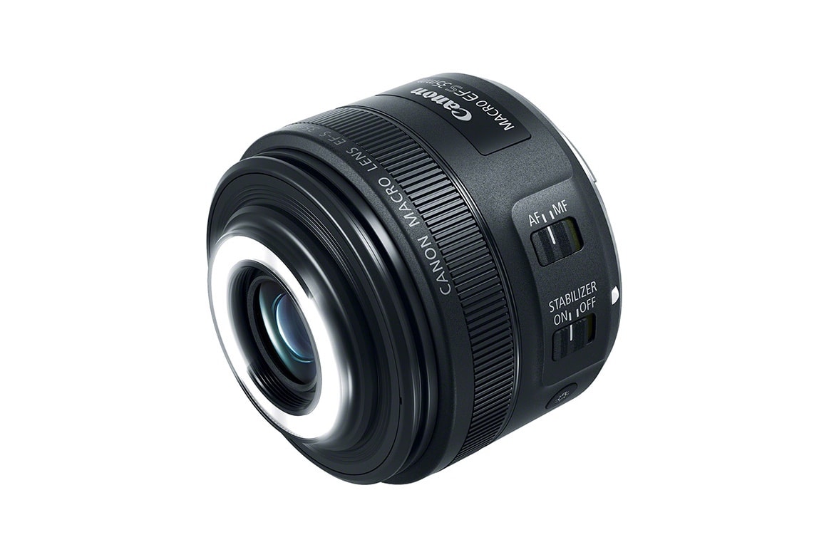Canon 最新 35mm 微距鏡頭內置 LED 環狀補光燈