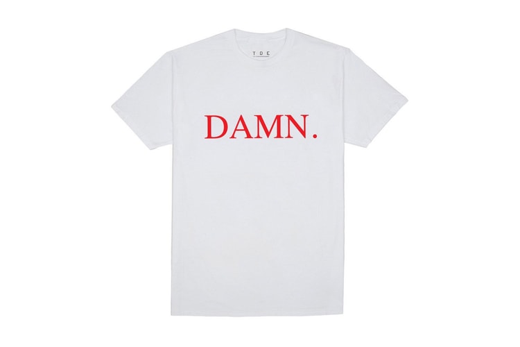 TDE 為 Kendrick Lamar 新專輯《DAMN》打造紀念 T-shirt