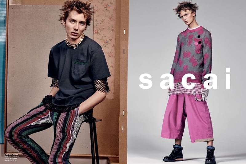 sacai 2017 春夏系列宣傳廣告