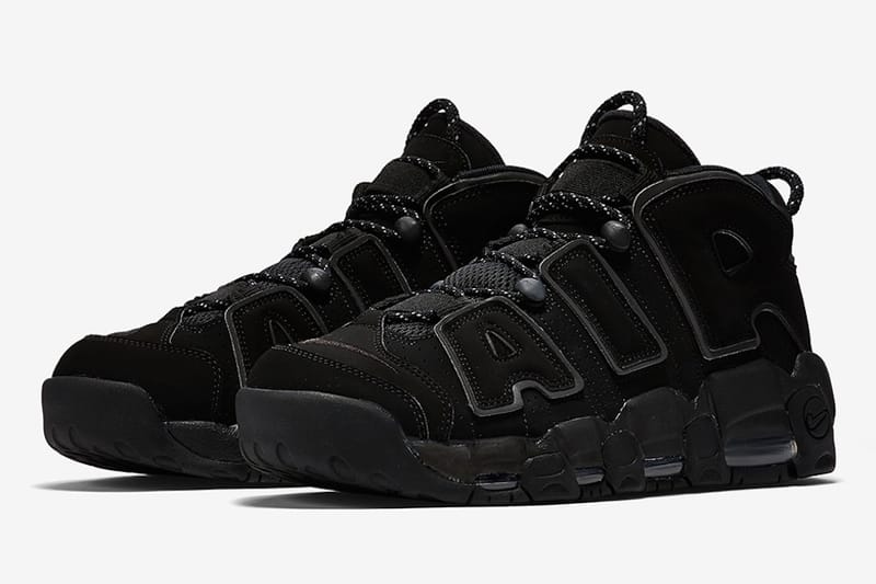 Nike Air More Uptempo 全新「Triple Black」配色