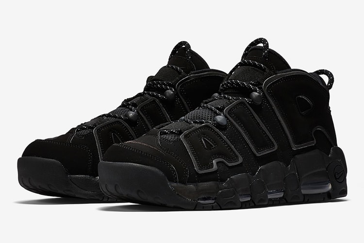 Nike Air More Uptempo 全新「Triple Black」配色