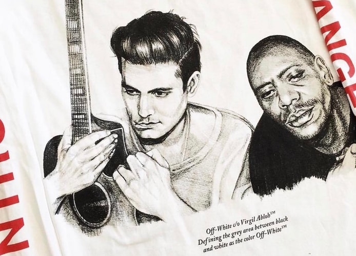 OFF-WHITE 為 John Mayer & Dave Chappelle 音樂會「CONTROLLED DANGER」打造限定 T-Shirt