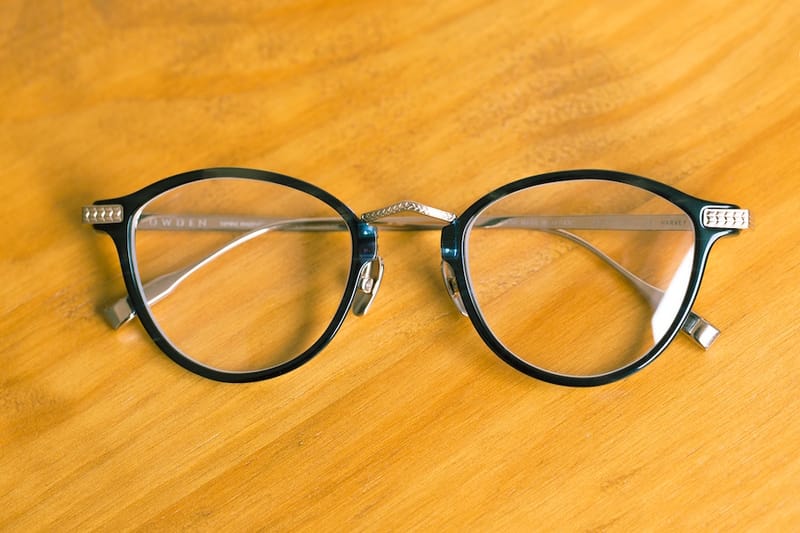 OWDEN Eyewear x The New Black Optical 別注藍金眼鏡