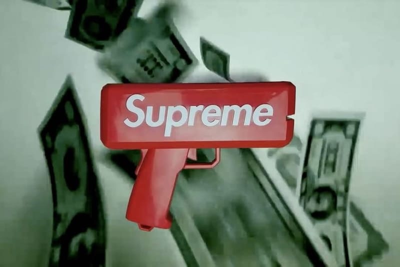 Supreme 正式推出紙幣玩具手槍 Cash Cannon