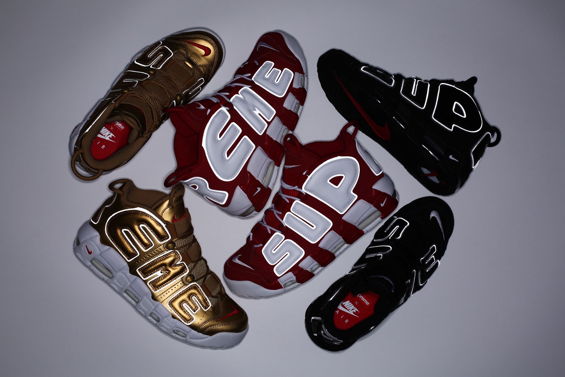Supreme x Nike Air More Uptempo Official Images & Details